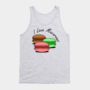 I love Macarons Tank Top